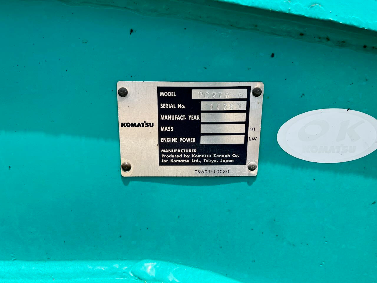 Komatsu PC27R-8