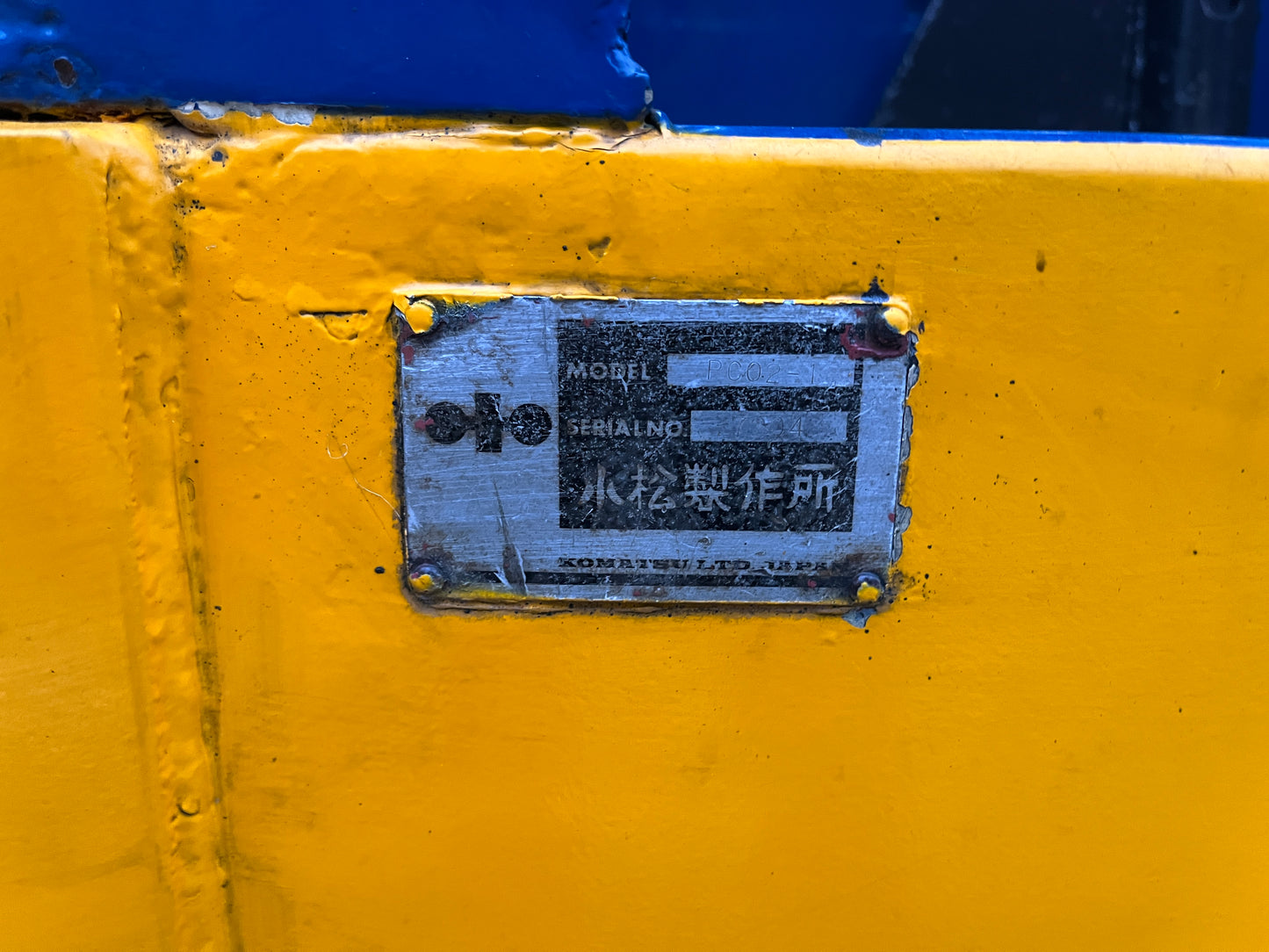Komatsu PC02-1