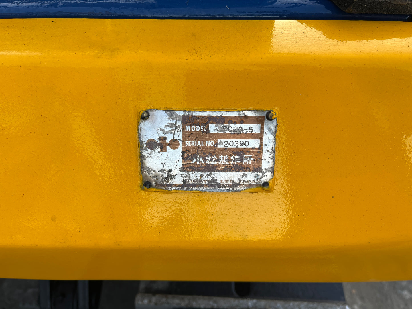 Komatsu PC20-5