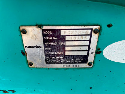 Komatsu PC27R-8